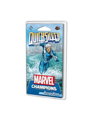 Juego de mesa marvel champions: quicksilver 60 cartas pegi 14