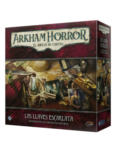 Juego de mesa arkham horror: las llaves escarlata exp investigadores pegi 14