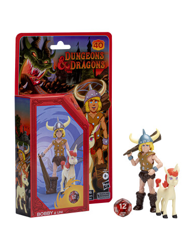 Figura hasbro dungeons & dragons bobby y uni