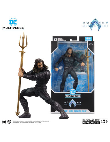 Figura mcfarlane toys dc aquaman 2 movie 7in -  aquaman con traje