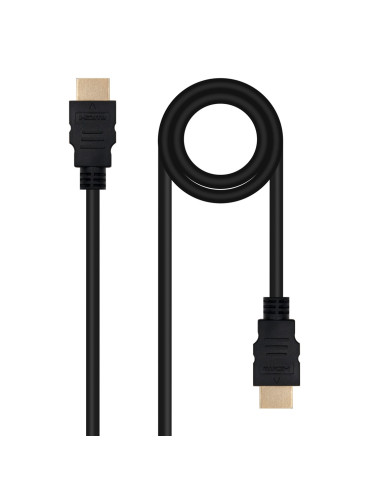 Cable hdmi 2.0 nanocable 3m -  macho - macho -  negro