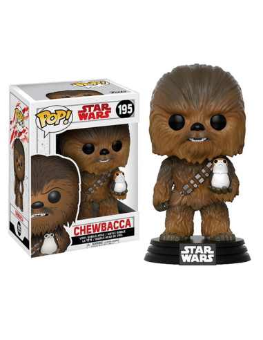 Funko pop star wars e8 the last jedi chewbacca con porg 14748 - px - 1vw