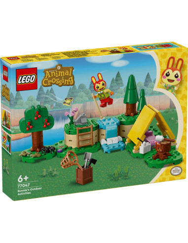 Lego animal crossing actividads al aire libre con coni