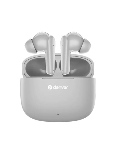 Auriculares denver twe - 48gr inalambrico gris