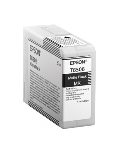 Cartucho tinta epson c13t850800 singlepack negro mate