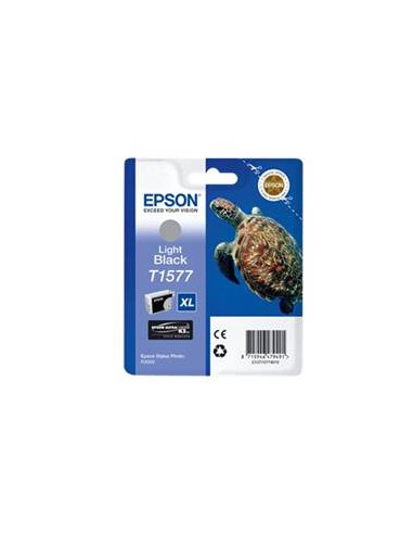 Cartucho tinta epson t157740 gris para epson photo r3000 - c13t15774010 -  tortuga