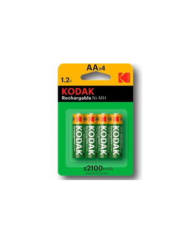 Blister pilas kodak recargables ni - mh aa lr6 2100 mah -  blister 4 pilas