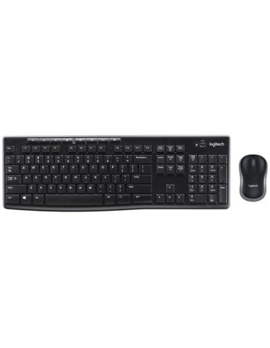 Teclado + mouse logitech mk270 wireless inalambrcio frances