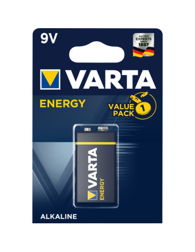 Blister pilas varta alcalina energy 6lr61 9v