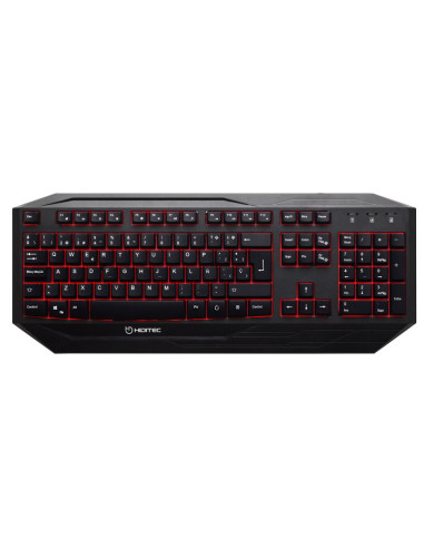 Teclado hiditec gaming gk200 retroiluminado membranas multimedia