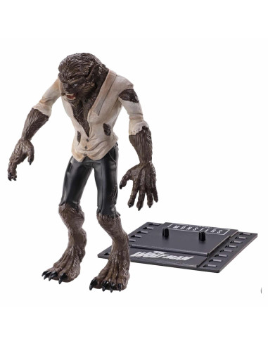 Figura the noble collection bendyfigs cine universal studios hombre lobo