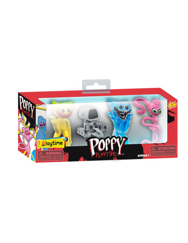 Pack 4 minifiguras poppy playtime 7cm en caja