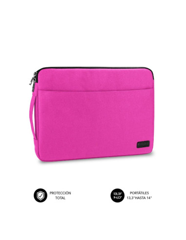 Funda subblim urban laptop sleeve para portatil 13.3pulgadas - 14pulgadas rosa