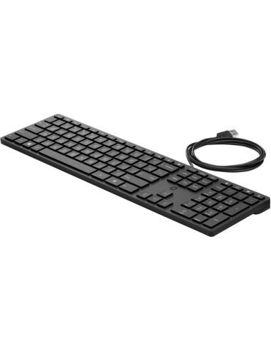 Teclado hp sobremesa cable 320k -  9sr37aa