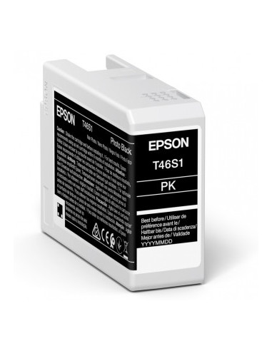 Cartucho tinta epson photo negro t46s1 ultrachrome pro 10 ink 25ml sc - p700