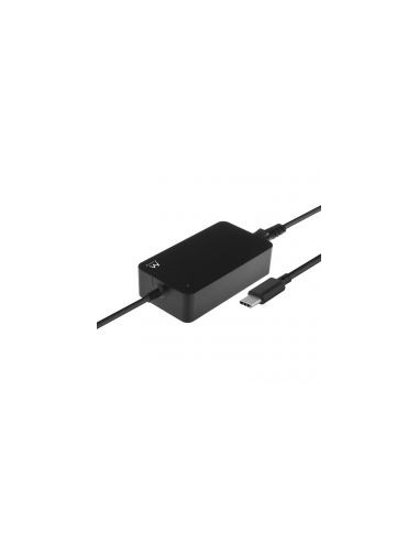 Cargador usb tipo c ewent ew3981 para portatiles 45w