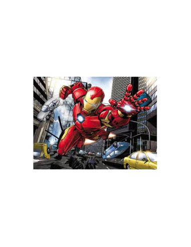 Puzzle lenticular prime 3d marvel iron - man 500 piezas