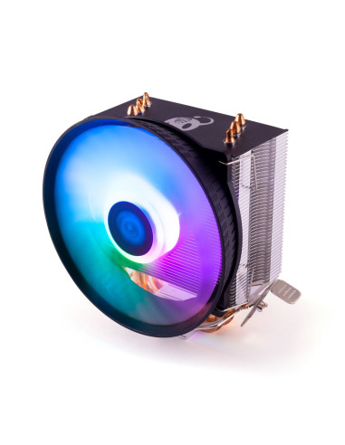 Ventilador disipador cpu deep gaming twister v gaming argb para intel y amd