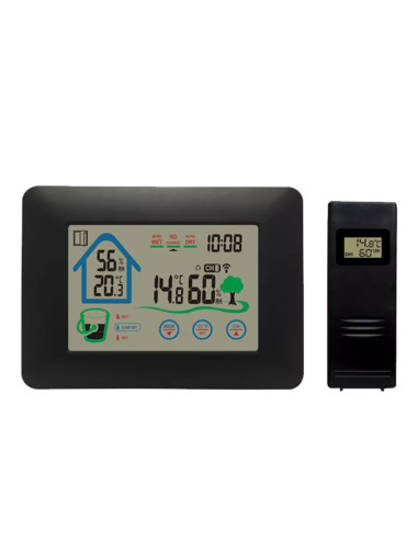 Estacion meteorologica denver ws - 520 con reloj negro