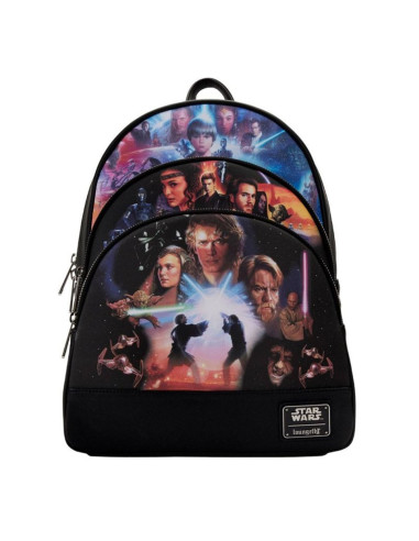 Mini mochila loungefly star wars trilogia 2