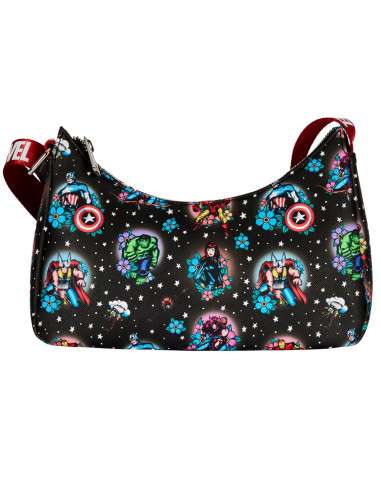 Bolso loungefly funko marvel avengers tattoo shoulder bag