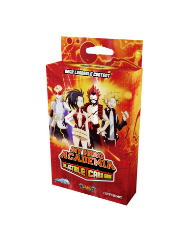 Juego de cartas my hero academia deck loadable content crimson rampage