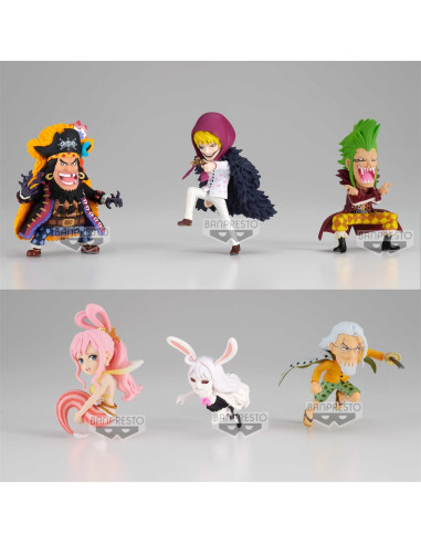 Figura banpresto one piece world collectable the great pirates 100 landspaces vol 7 1 unidad aleatoria