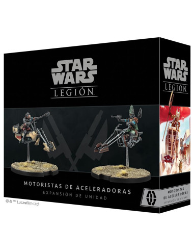 Juego de mesa star wars legion: motoristas de aceleradoras pegi 14