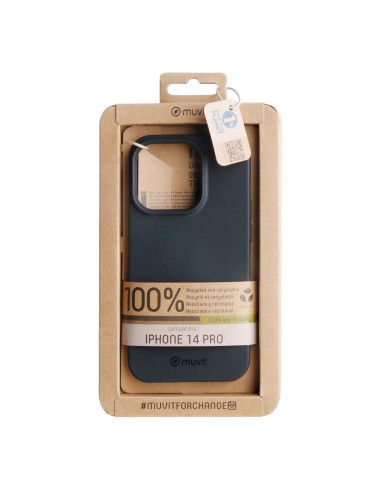 Funda muvit recycletek para apple iphone 14 pro negra