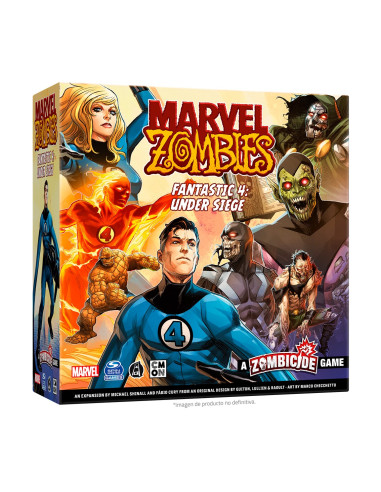 Juego de mesa marvel zombies: fantastic 4 under siege pegi 14