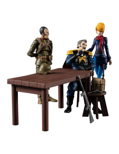 Figuras megahouse g.m.g mobile suit gundam principality of zeon team ramba ral set