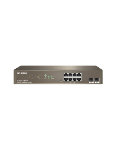 Switch 10 puertos ip - com 8 puertos gigabit ethernet 2 puertos sfp