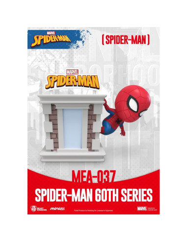 Figura mini egg attack marvel spider - man japones serie 60 aniversario