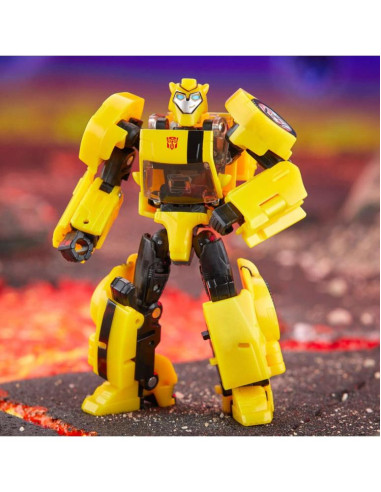 Figura hasbro transformers legaly united animated universe bumblebee