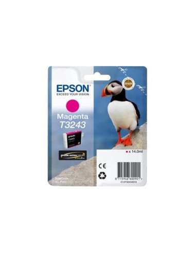 Cartucho tinta epson c13t32434010 magenta ultrachrome hi - gloss2