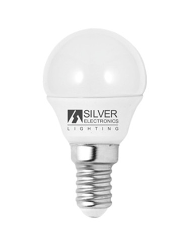 Bombilla led silver electronic eco esferica 5w35w -  e14 -  3000k -  436 lm -  160º -  luz calida -  a+