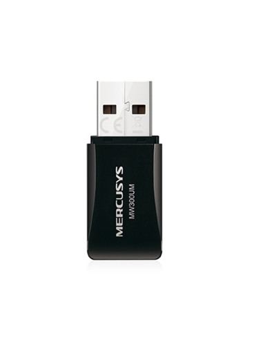 Adaptador wifi usb 2.0 mercusys mw300um 300mbps