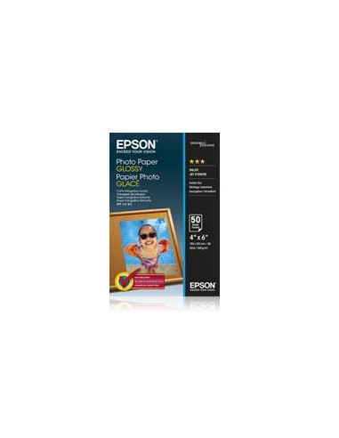 Papel foto epson s042547 glossy 10x15 50 hojas