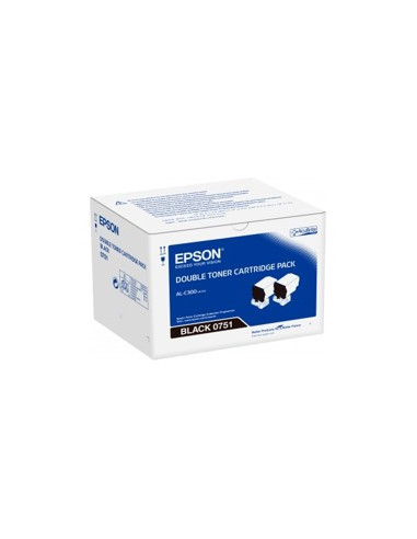 Doble toner epson c13s050751 negro 7.3 x2