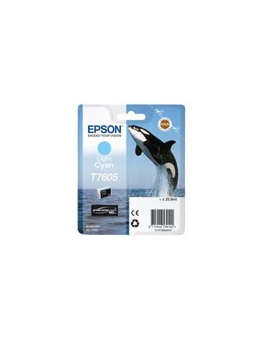 Cartucho tinta epson t760540  cian claro supercolor p600sc - p600 -  orca