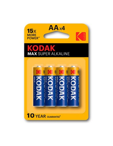 Blister pilas kodak alcalina max aa lr6 1.5v -  blister blister 4 pilas