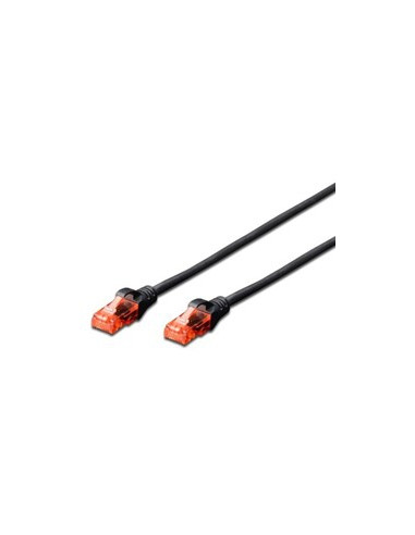 Cable red ewent latiguillo rj45 utp cat6 2m negro