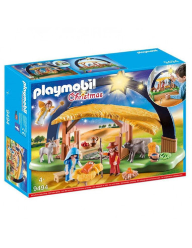 Playmobil navidad belen con luz