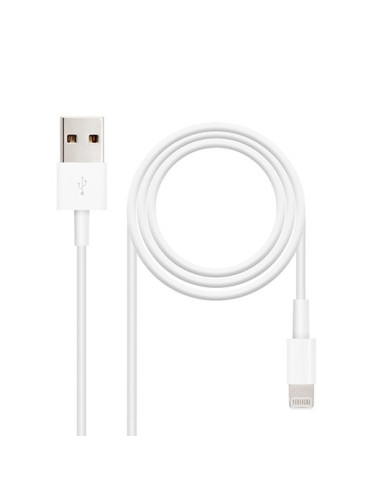 Cable lightning a usb tipo a nanocable 50cm -  macho - macho