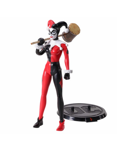 Figura the noble collection bendyfigs dc comics harley quinn