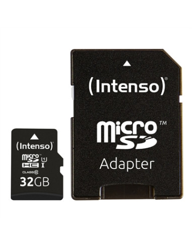 Tarjeta micro sd intenso 32gb uhs - i cl10 + adaptador sd