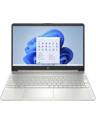 Portatil hp 15s - fq0052ns 15.6pulgadas cel - n4120 -  8gb -  ssd256gb -  w11 -  plata