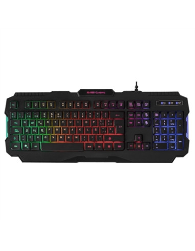 Teclado mars gaming mrk0 usb membrana rainbow