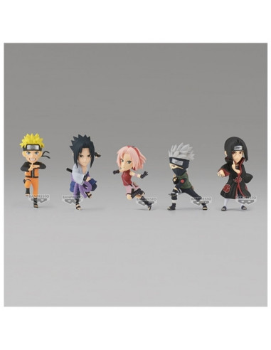 Figura banpresto naruto shippuden world collectable figure 7cm unidad aleatoria