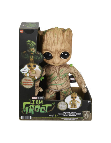 Groot bailon peluche 28 cm marvel plush re - run